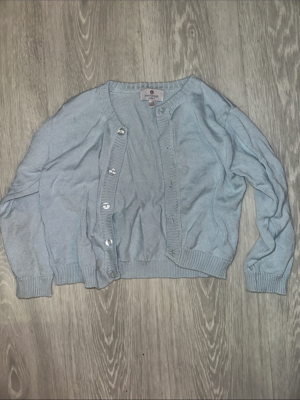Nantucket Kids Powder Blue Button-Up Cardigan